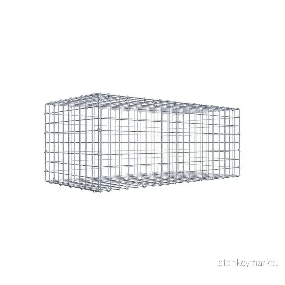 Gabion 100 cm x 40 cm x 50 cm (L x H x D), maskstorlek 5 cm x 5 cm, C-ring Gabion 100 cm x 40 cm x 50 cm (L x H x D), maskstorlek 5 cm x 5 cm, C-ring