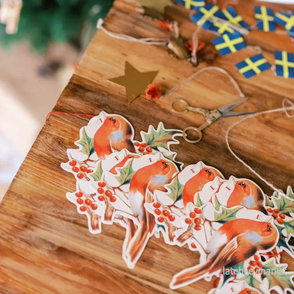 Gammaldags julgirlang rödhake - Bild 2