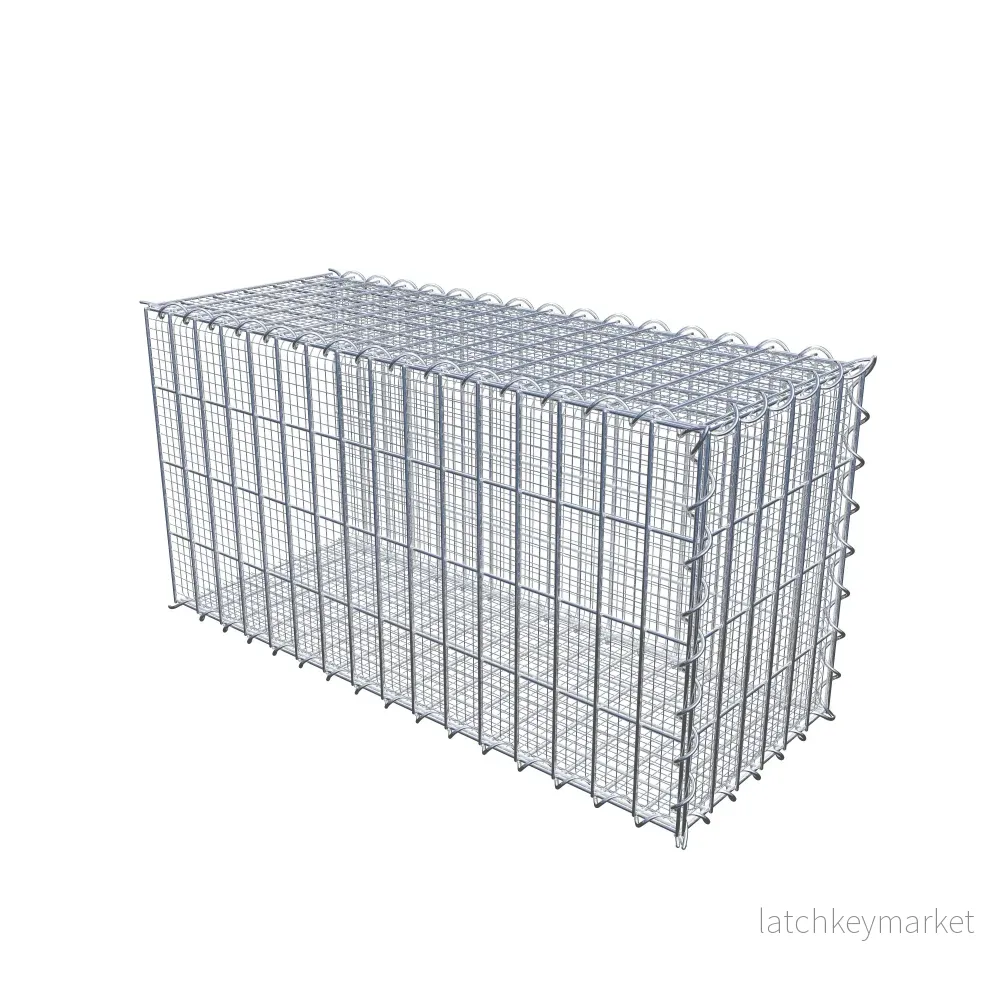 Sandodlingsgabion typ 2 80 cm x 40 cm x 30 cm (L x H x D), maskstorlek 5 cm x 10 cm, spiral - Bild 2