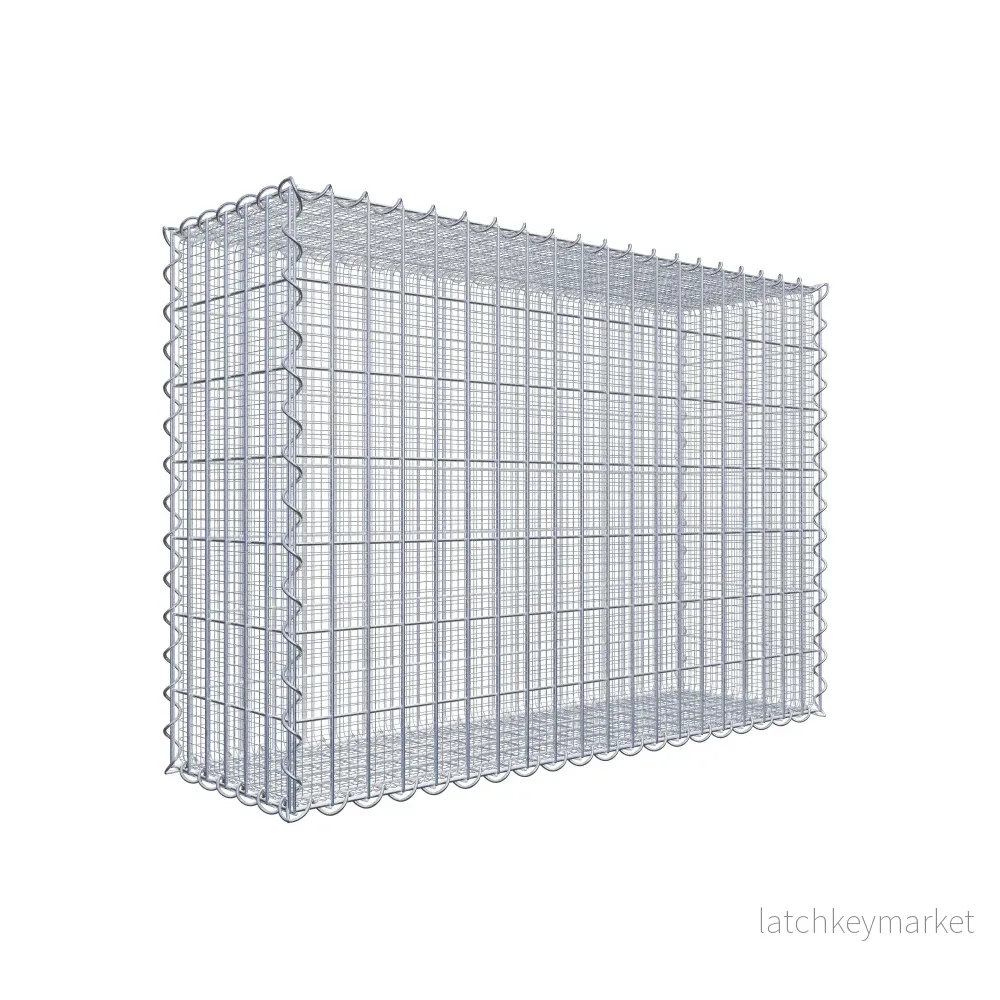 Sandgabion 100 cm x 70 cm x 30 cm (L x H x D), maskstorlek 5 cm x 10 cm, spiral