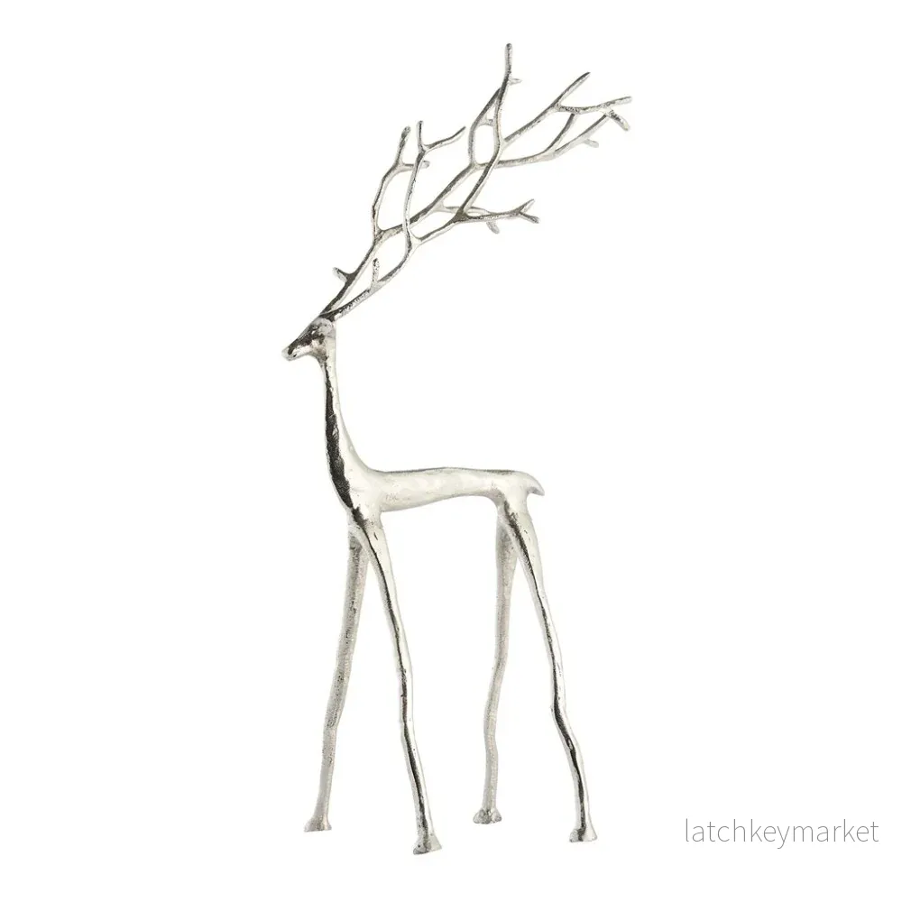 Marely rådjur 64 cm. silver