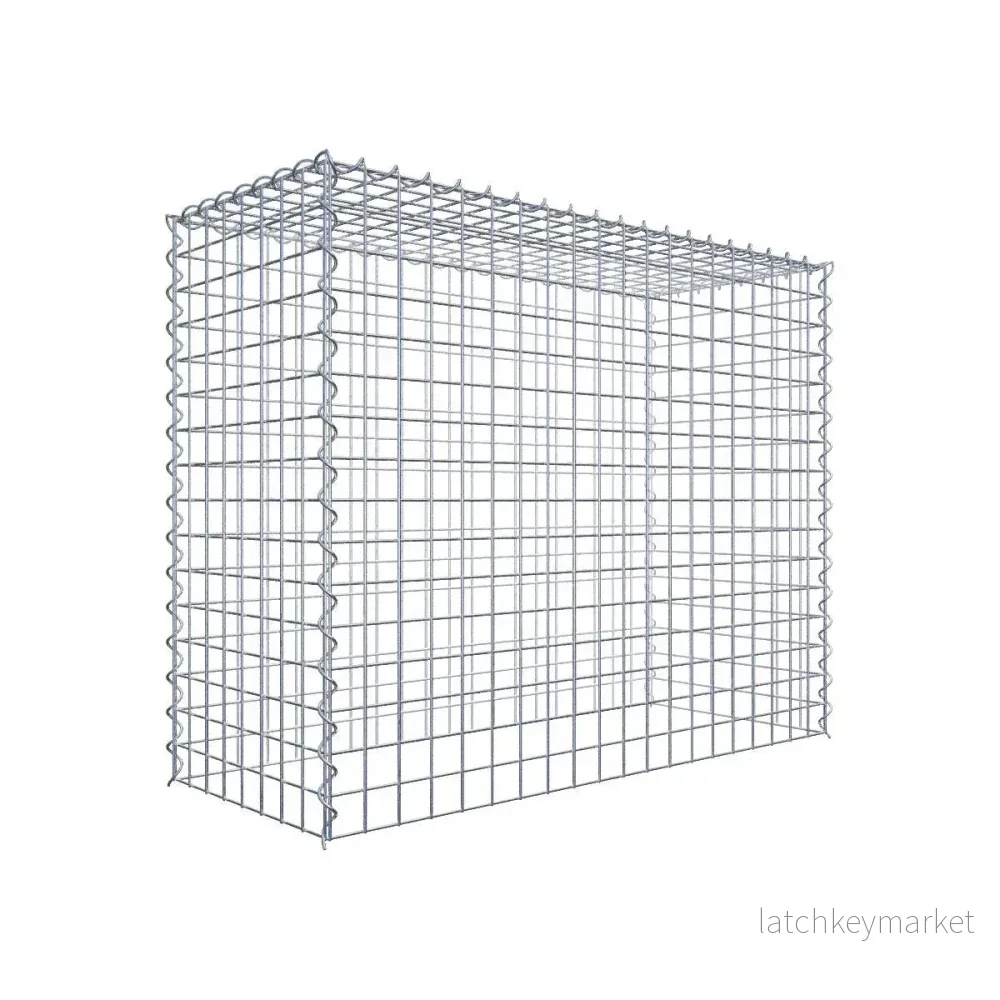 Extra gabion typ 3 100 cm x 80 cm x 40 cm (L x H x D), maskstorlek 5 cm x 5 cm, spiral Extra gabion typ 3 100 cm x 80 cm x 40 cm (L x H x D), maskstorlek 5 cm x 5 cm, spiral