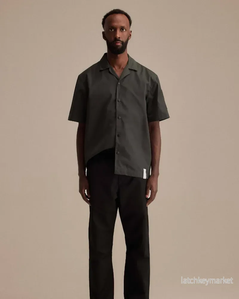 Smør Camp-Collar Jacket Charcoal Smør Camp-Collar Jacket Charcoal