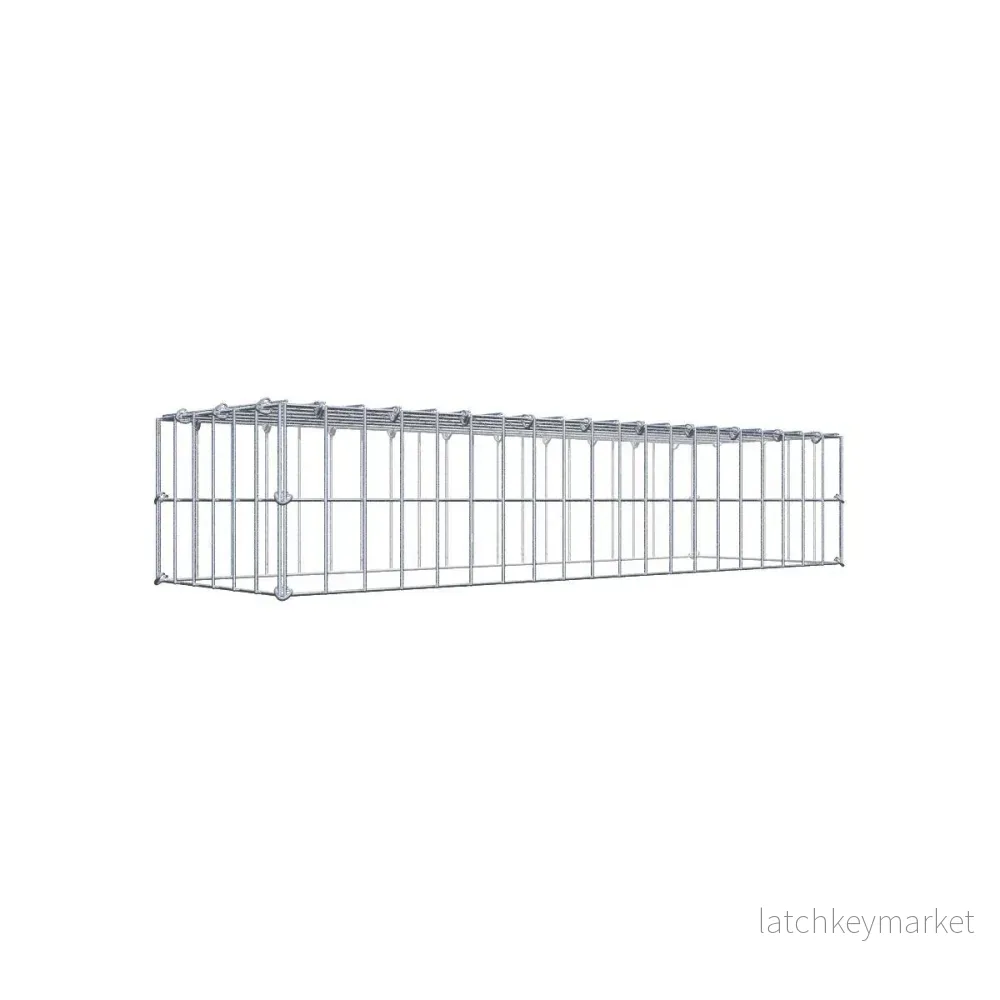 Typ 3 påbyggnadsgabion 100 cm x 20 cm x 30 cm (L x H x D), maskstorlek 5 cm x 10 cm, C-ring Typ 3 påbyggnadsgabion 100 cm x 20 cm x 30 cm (L x H x D), maskstorlek 5 cm x 10 cm, C-ring
