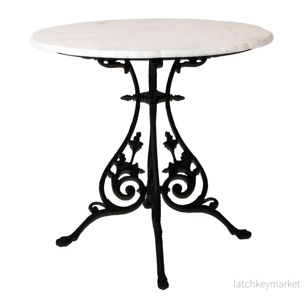 Cafébord Mölle runt med marmorskiva Ø 800 mm Cafébord Mölle runt med marmorskiva Ø 800 mm