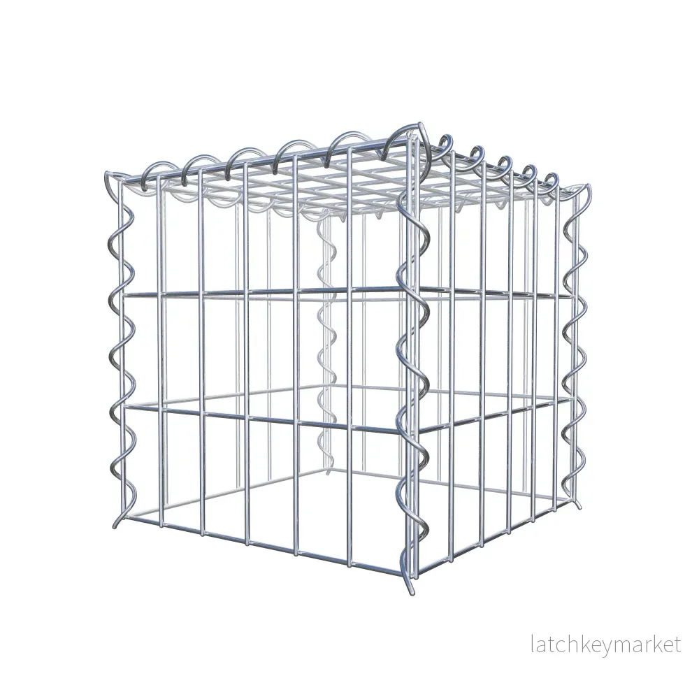 Extra gabion typ 3 30 cm x 30 cm x 30 cm (L x H x D), maskstorlek 5 cm x 10 cm, spiral - Bild 3