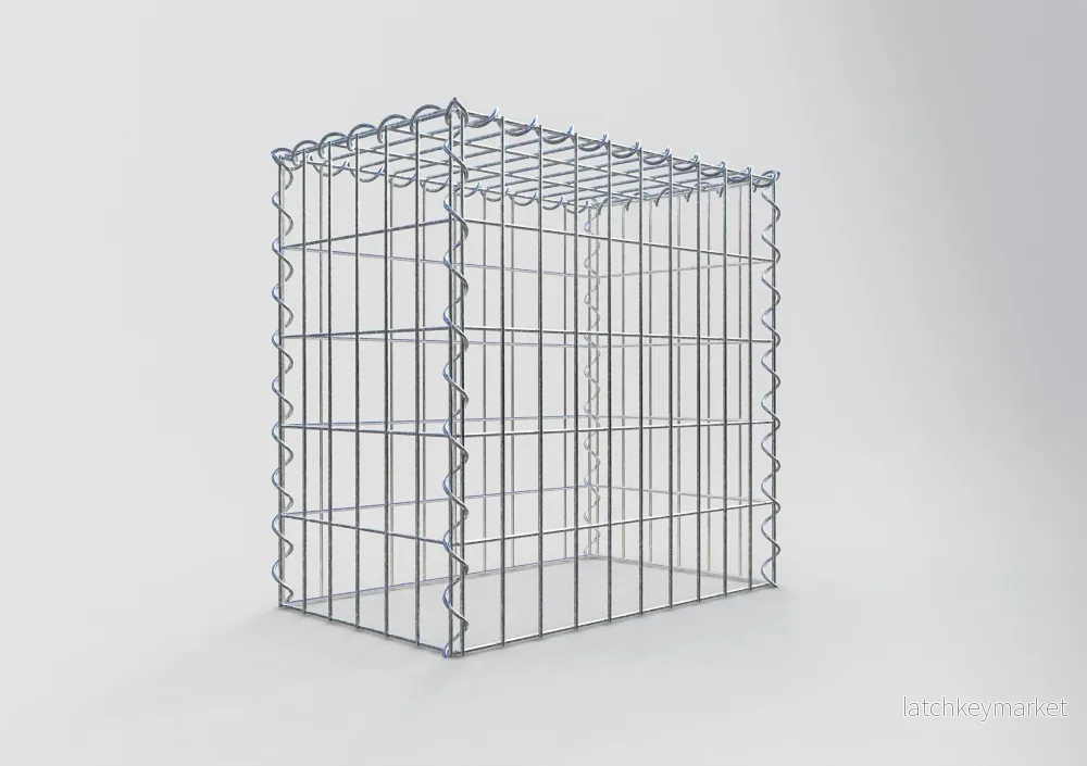 Påväxt gabion typ 3 50 cm x 50 cm x 30 cm (L x H x D), maskstorlek 5 cm x 10 cm, spiral - Bild 2