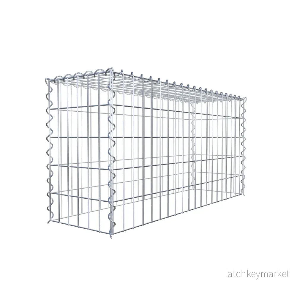 Påväxt gabion typ 3 100 cm x 50 cm x 30 cm (L x H x D), maskstorlek 5 cm x 10 cm, spiral - Bild 3