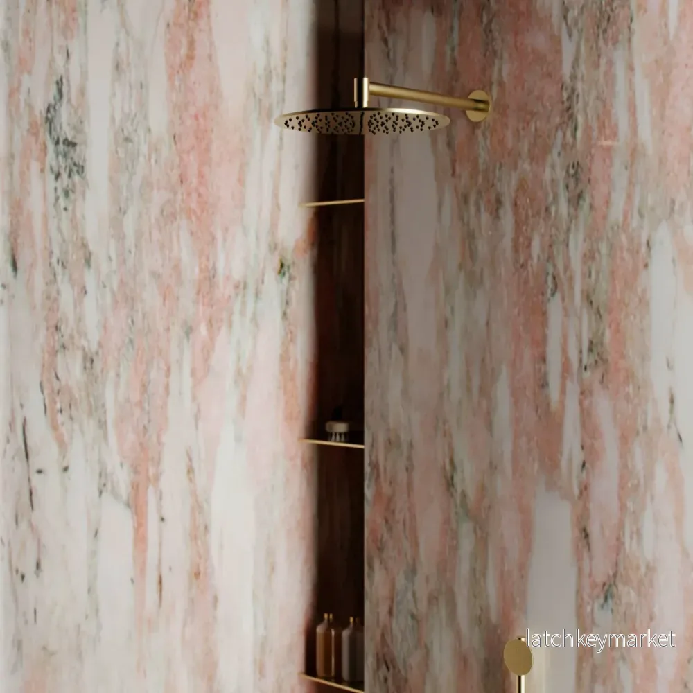 Fauskemarmor Norweigan Rose Slipad Fallande - Bild 3