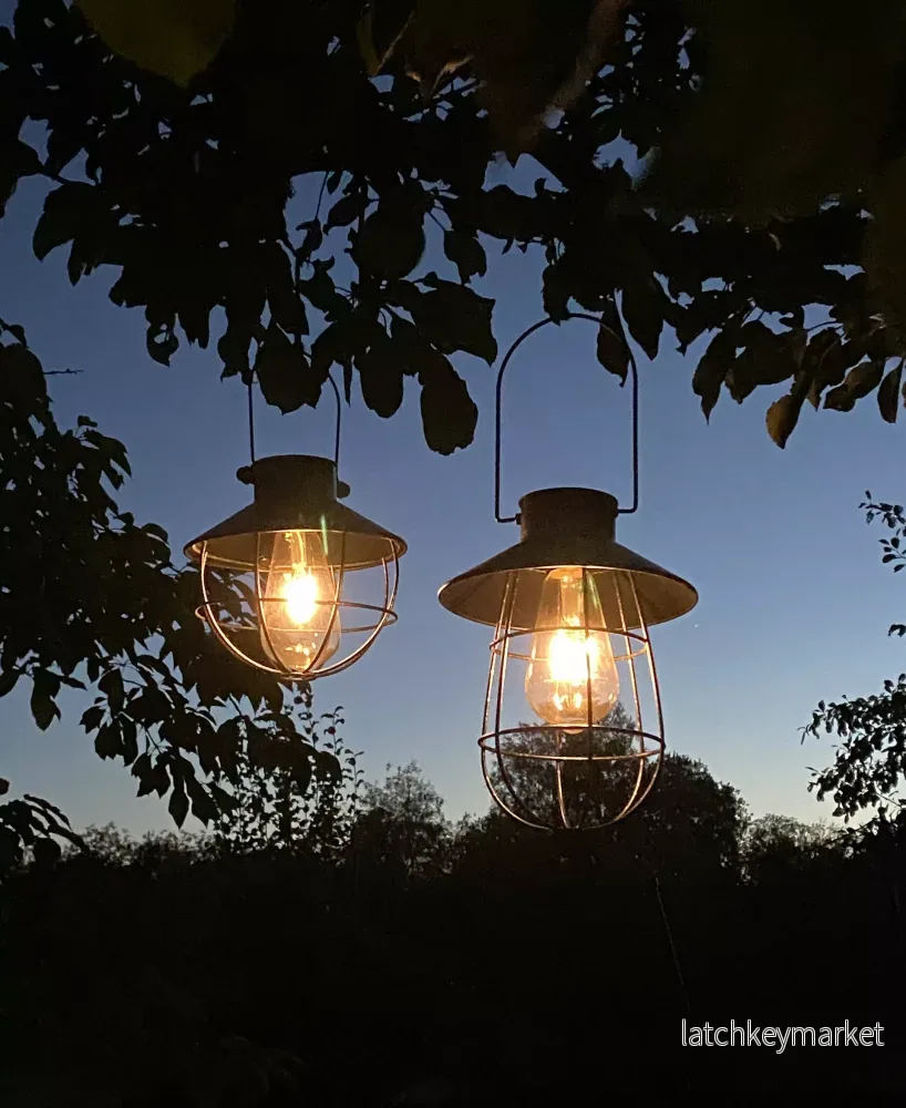 Trädgårdsbelysning DIV. Soldriven Led Häng Rund Svart Ant.18,5cm HH REA - Bild 2