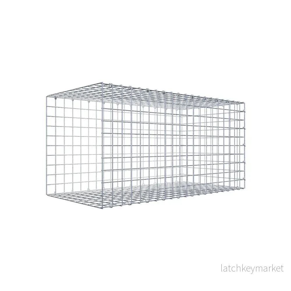 Fästbar gabion typ 2 100 cm x 50 cm x 50 cm (L x H x D), maskstorlek 5 cm x 5 cm, C-ring Fästbar gabion typ 2 100 cm x 50 cm x 50 cm (L x H x D), maskstorlek 5 cm x 5 cm, C-ring
