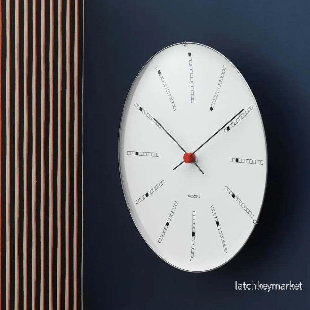 AJ Bankers Wallclock White - Bild 3