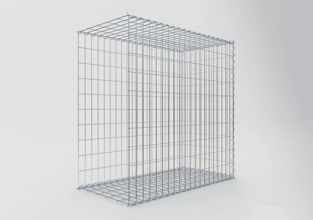 Extra gabion typ 2 100 cm x 100 cm x 50 cm (L x H x D), maskstorlek 5 cm x 10 cm, spiral - Bild 2