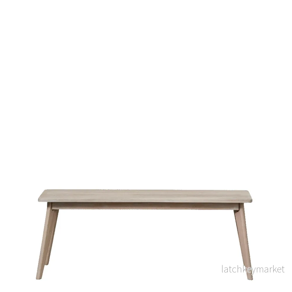 Ellie bänk L120XB30XH45 cm. White wash Ellie bänk L120XB30XH45 cm. White wash