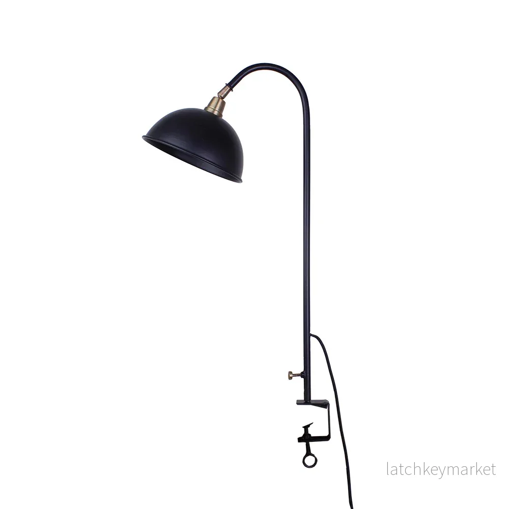 Skrivbordslampa svart/mässing - Bild 2