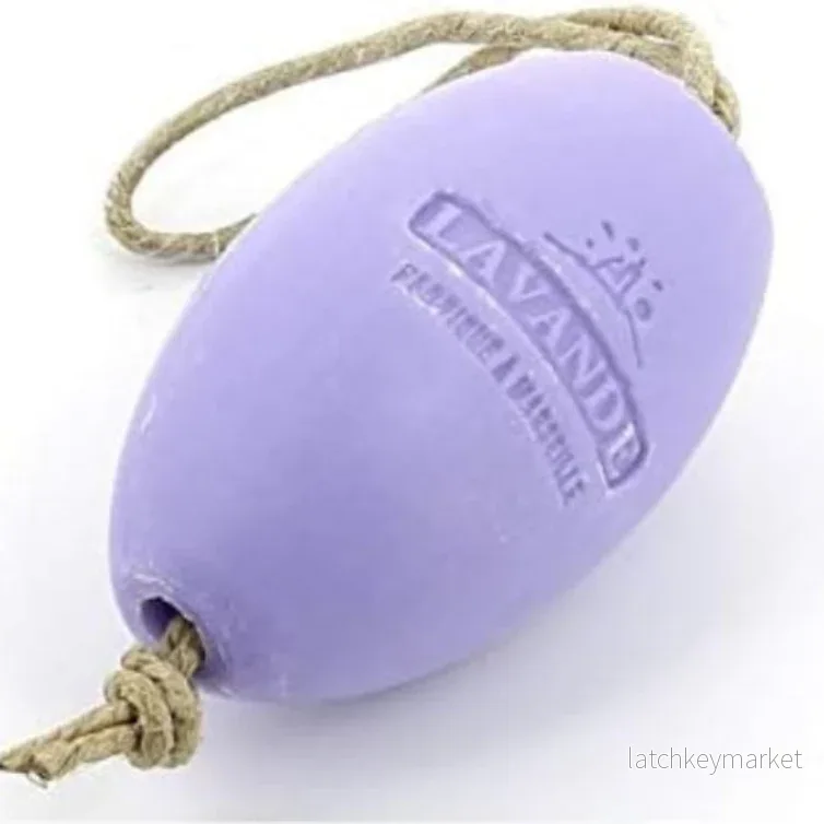 Savonnette Marseillaise Bar Soap Lavender - soap on a rope