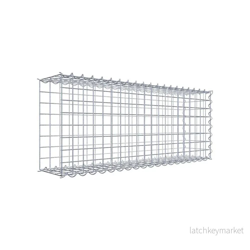 Påväxt gabion typ 2 100 cm x 40 cm x 20 cm (L x H x D), maskstorlek 5 cm x 5 cm, spiral Påväxt gabion typ 2 100 cm x 40 cm x 20 cm (L x H x D), maskstorlek 5 cm x 5 cm, spiral