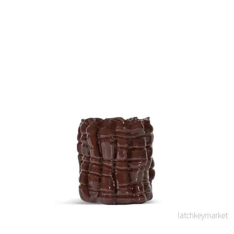 Candle Holder Laranne Brown