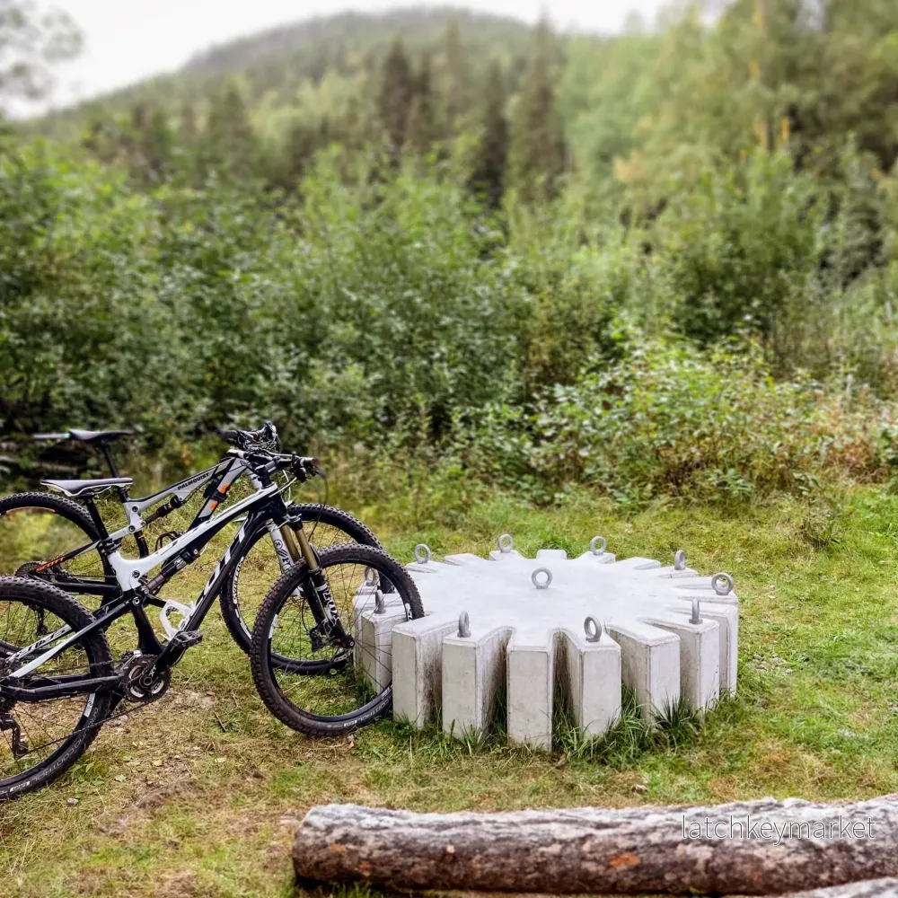 Cykelställ Kuggen 1600×480