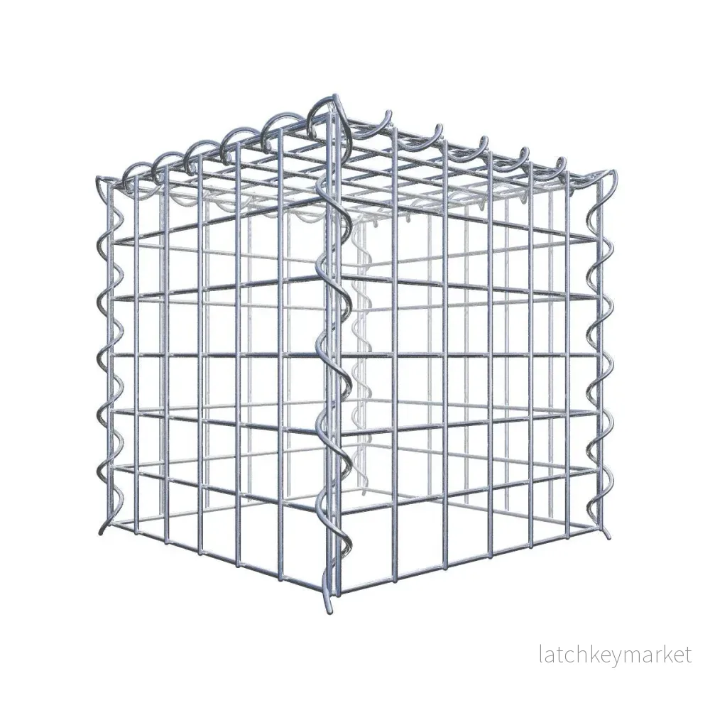 Extra gabion typ 3 30 cm x 30 cm x 30 cm (L x H x D), maskstorlek 5 cm x 5 cm, spiral Extra gabion typ 3 30 cm x 30 cm x 30 cm (L x H x D), maskstorlek 5 cm x 5 cm, spiral