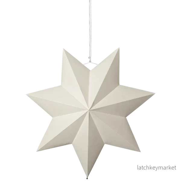 Adventsstjärna Pappersstjärna Polar 55 cm vit - Bild 2
