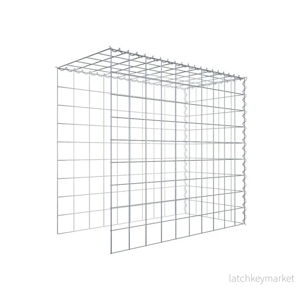 Extra gabion typ 4 100 cm x 90 cm x 50 cm (L x H x D), maskstorlek 10 cm x 10 cm, spiral Extra gabion typ 4 100 cm x 90 cm x 50 cm (L x H x D), maskstorlek 10 cm x 10 cm, spiral