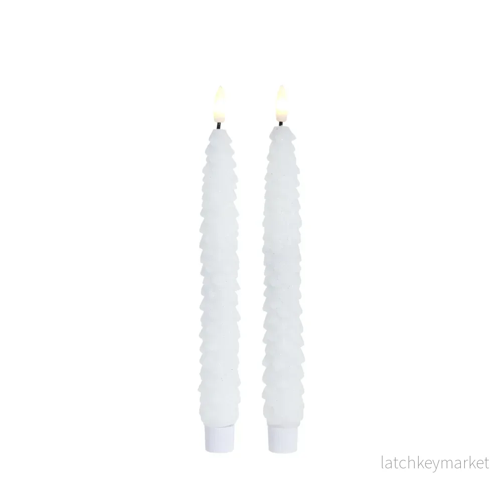 Livia LED-stearinljus H25 cm. vit - Bild 2