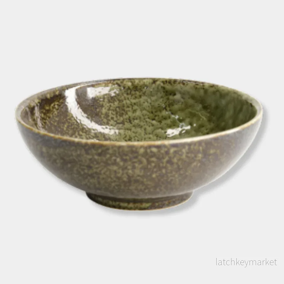Ramenskål Shinryoku Grön TDS Ø 21.3×8.2 cm Ramenskål Shinryoku Grön TDS Ø 21.3×8.2 cm