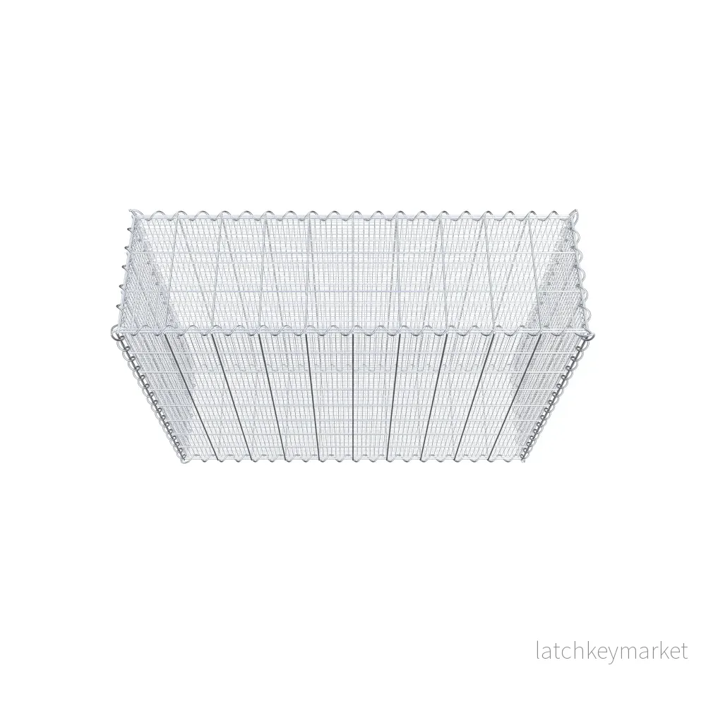 Sandgabion 100 cm x 80 cm x 30 cm (L x H x D), maskstorlek 10 cm x 10 cm, spiral - Bild 3