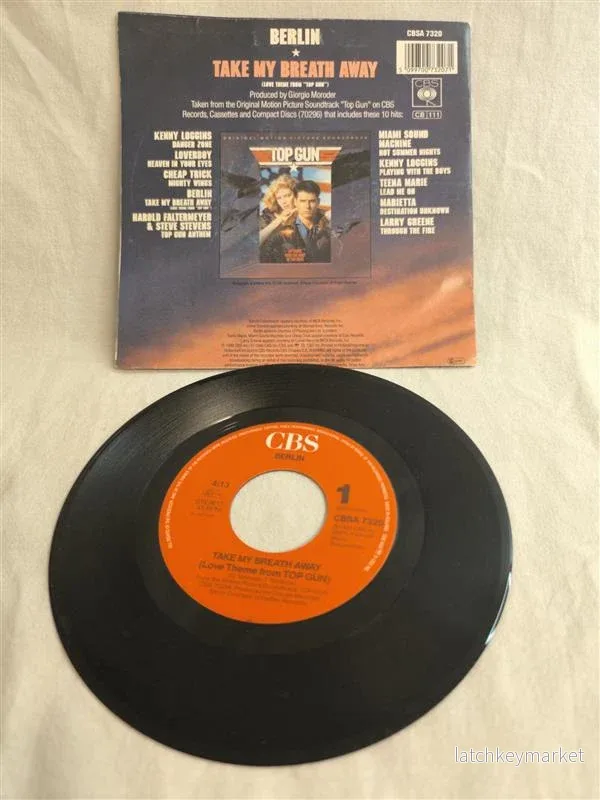 Berlin – Take My Breath Away (7” Vinyl, 1986) Top Gun - Bild 3