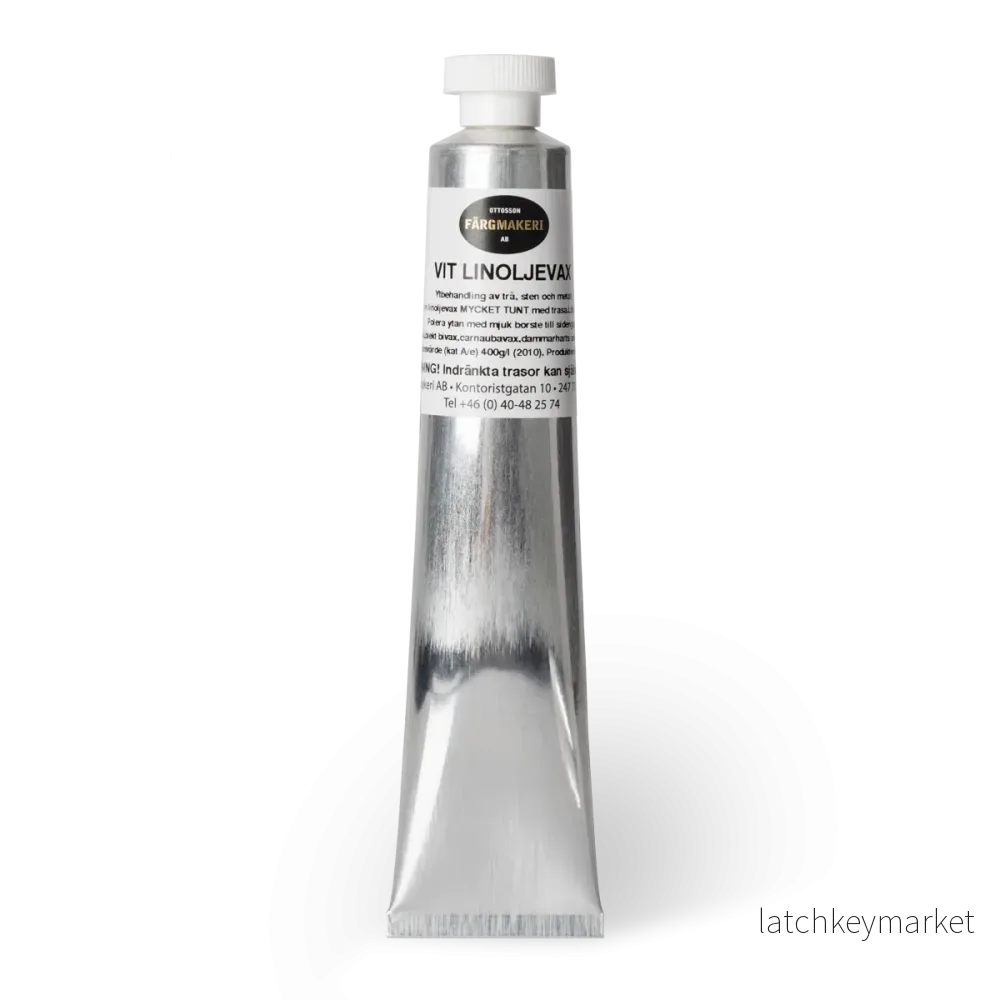 Linoljevax Ottossons vitt 100 ml
