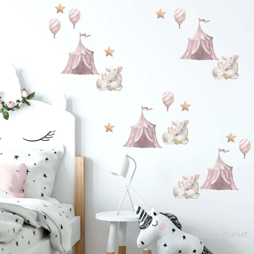 Väggdekor Unicorns