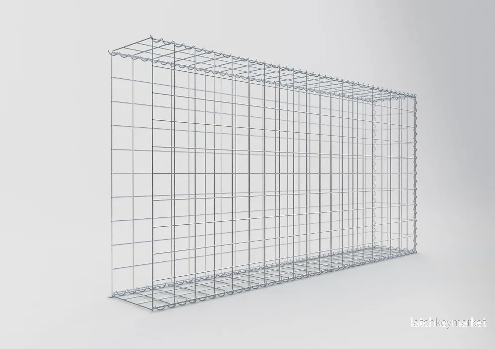 Extra gabion typ 2 200 cm x 100 cm x 30 cm (L x H x D), maskstorlek 10 cm x 10 cm, spiral - Bild 2