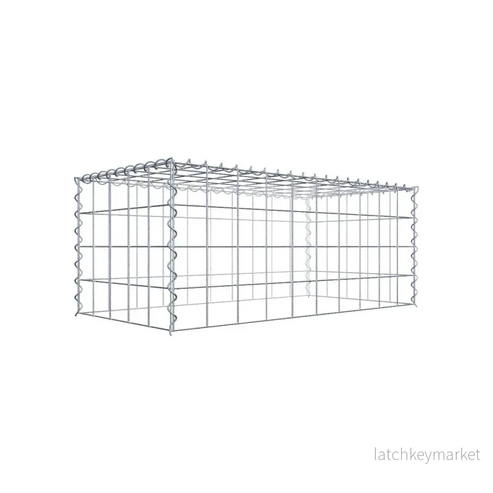 Extra gabion typ 3 100 cm x 40 cm x 50 cm (L x H x D), maskstorlek 10 cm x 10 cm, spiral Extra gabion typ 3 100 cm x 40 cm x 50 cm (L x H x D), maskstorlek 10 cm x 10 cm, spiral