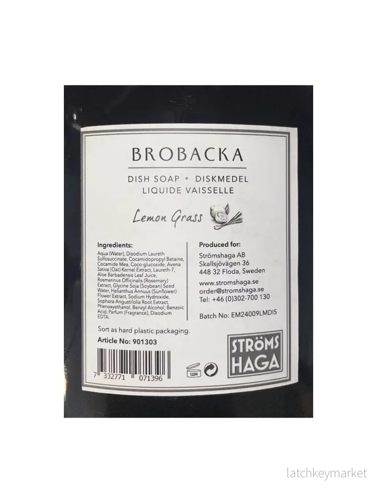 Brobacka Diskmedel, Citrongräs - Bild 2