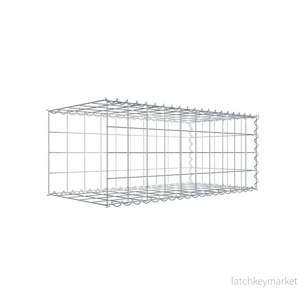 Extra gabion typ 2 100 cm x 40 cm x 50 cm (L x H x D), maskstorlek 10 cm x 10 cm, spiral Extra gabion typ 2 100 cm x 40 cm x 50 cm (L x H x D), maskstorlek 10 cm x 10 cm, spiral
