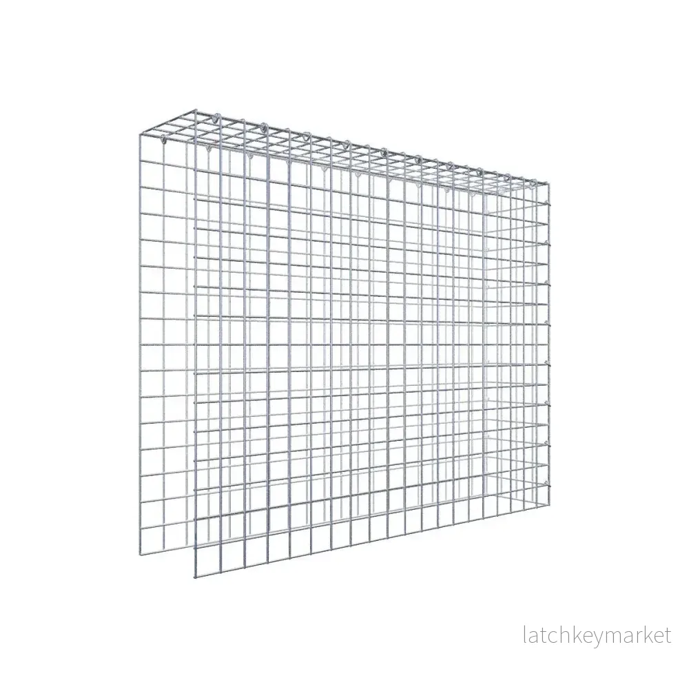 Extra gabion typ 4 100 cm x 80 cm x 20 cm (L x H x D), maskstorlek 5 cm x 5 cm, C-ring Extra gabion typ 4 100 cm x 80 cm x 20 cm (L x H x D), maskstorlek 5 cm x 5 cm, C-ring