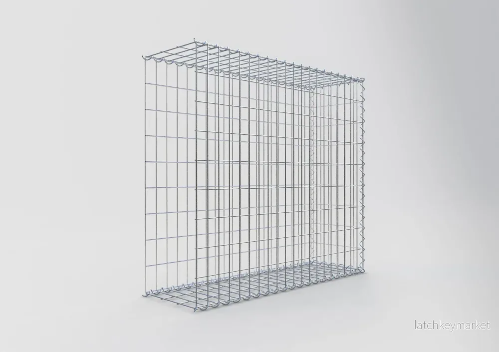 Påväxt gabion typ 2 100 cm x 90 cm x 30 cm (L x H x D), maskstorlek 5 cm x 10 cm, spiral - Bild 2