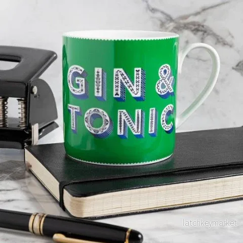 Mugg Gin & Tonic grön