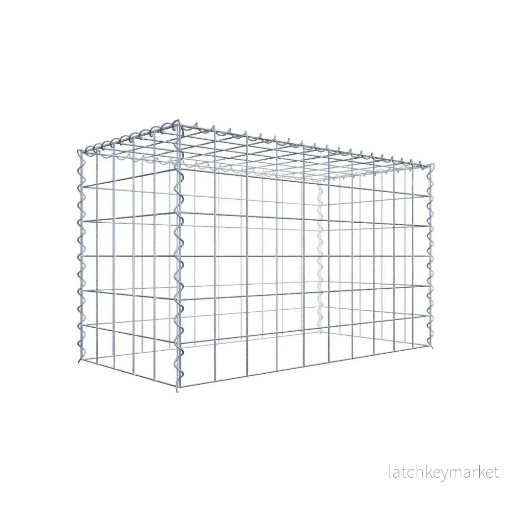Extra gabion typ 3 100 cm x 60 cm x 50 cm (L x H x D), maskstorlek 10 cm x 10 cm, spiral Extra gabion typ 3 100 cm x 60 cm x 50 cm (L x H x D), maskstorlek 10 cm x 10 cm, spiral
