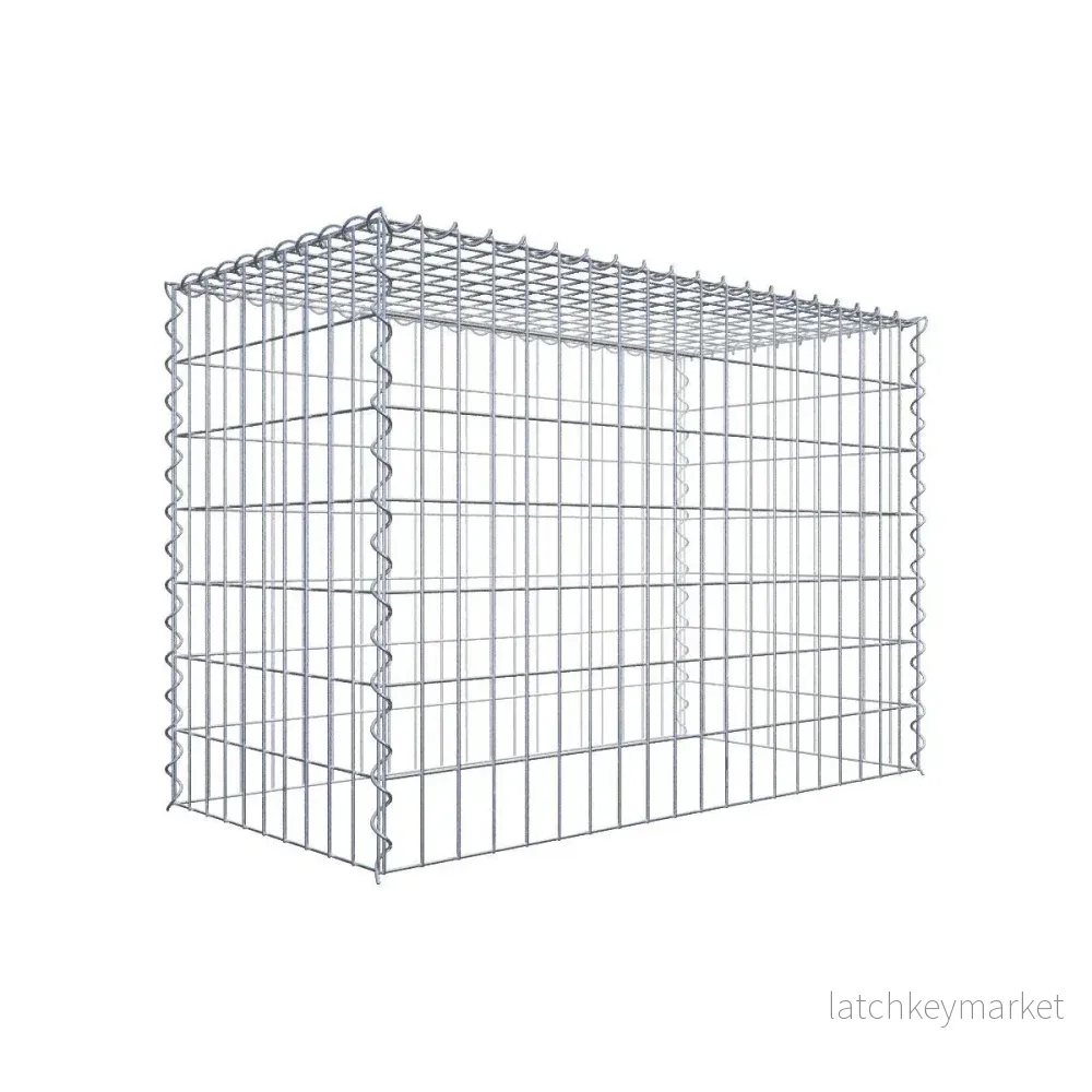 Extra gabion typ 3 100 cm x 70 cm x 50 cm (L x H x D), maskstorlek 5 cm x 10 cm, spiral Extra gabion typ 3 100 cm x 70 cm x 50 cm (L x H x D), maskstorlek 5 cm x 10 cm, spiral