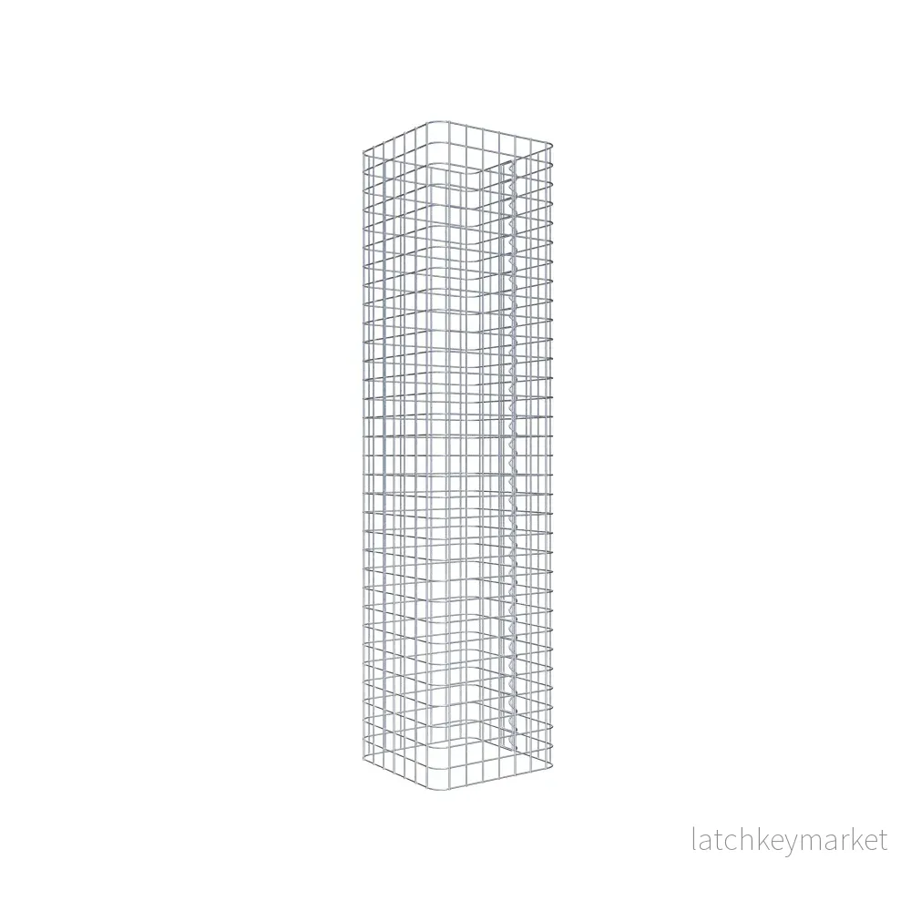 Gabionpelare vinkelrät 37 cm x 37 cm, 160 cm höjd, MW 5 cm x 5 cm - Bild 3