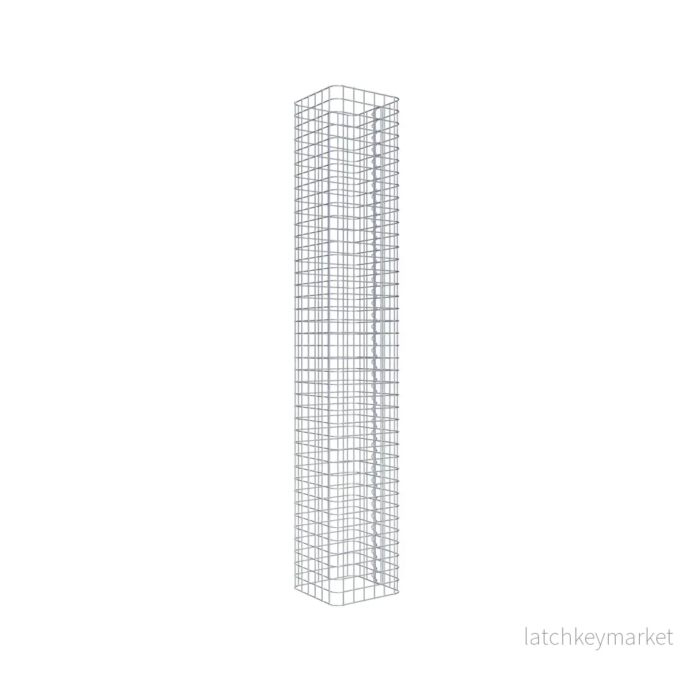 Gabionpelare vinkelrät 32 cm x 32 cm, 200 cm höjd, MW 5 cm x 5 cm - Bild 3