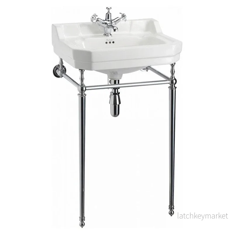 Burlington tvättställ 56 cm med ställning Burlington tvättställ 56 cm med ställning