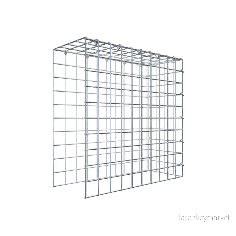 Extra gabion typ 4 50 cm x 50 cm x 20 cm (L x H x D), maskstorlek 5 cm x 5 cm, C-ring Extra gabion typ 4 50 cm x 50 cm x 20 cm (L x H x D), maskstorlek 5 cm x 5 cm, C-ring