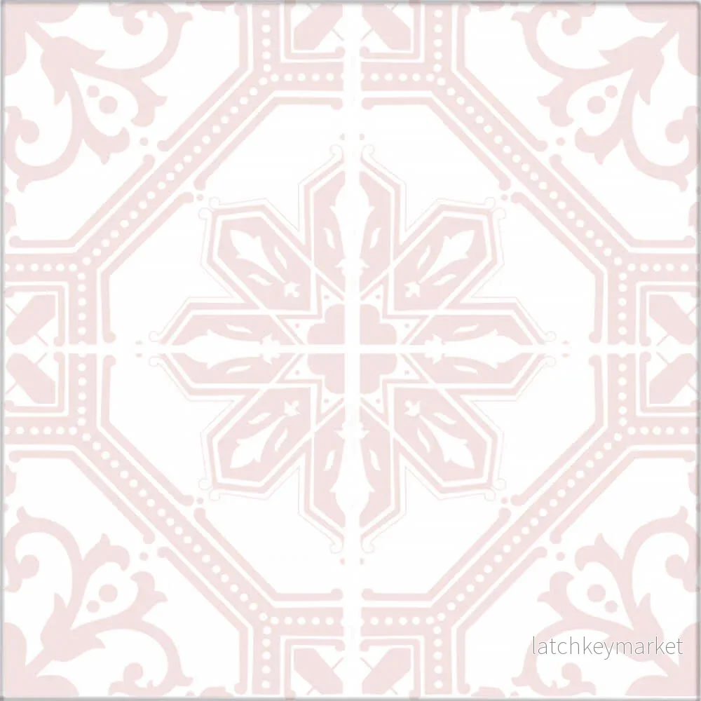 Kakeldekor marockansk 1 rosa - Bild 2