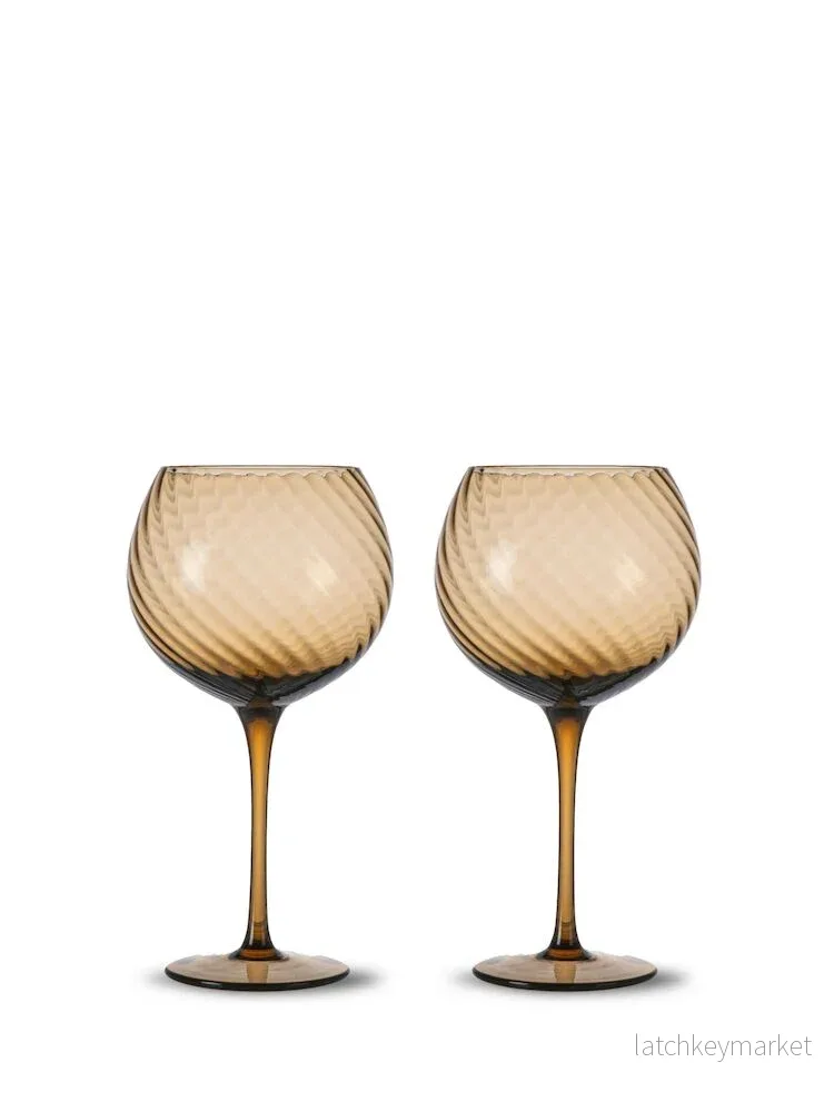 Opacity Vinglas, 2-pack, Brown
