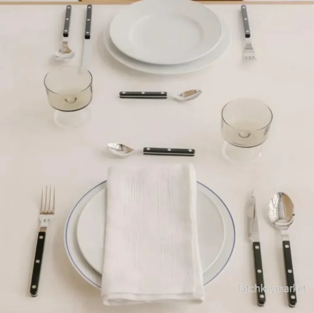 Sabre Paris Cutlery Set 24 pcs Black - Bild 2