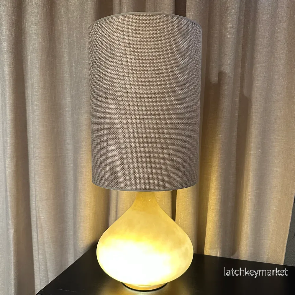 Lampa Flavia Large Sand Cindy Gris Piedra
