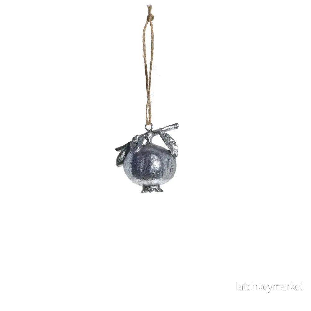 Serafina granatäpple H5,5 cm. antikt silver Serafina granatäpple H5,5 cm. antikt silver